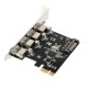 PCIE pcı express 4 port usb 3.0 çoğaltıcı hub PCIE pcı express 4 port usb 3.0 çoğaltıcı hub