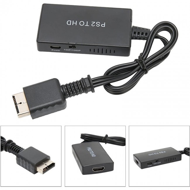 PS2 to HDMI dönüştürücü adaptör HD bağlantı kablosu