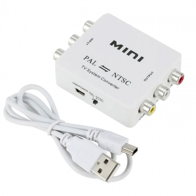 RCA PAL/NTSC PAL/NTSC çift yönlü TV Format sistemi dönüştürücü