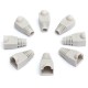 RJ45 cat5e,cat6 konnektör cover plastik kapak koruyucu kılıf 100 adet RJ45 cat5e,cat6 konnektör cover plastik kapak koruyucu kılıf 100 adet