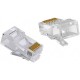 RJ45 Cat6 ethernet konnektör soketi 100 adet RJ45 Cat6 ethernet konnektör soketi 100 adet