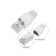 RJ45 cover Cat5,Cat6 pvc cover Beyaz koruyucu cover kılıf  100 adet