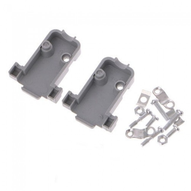 rs232 db9 dişi lehim tipi kapaklı soket seti rs232 db9 dişi lehim tipi kapaklı soket seti