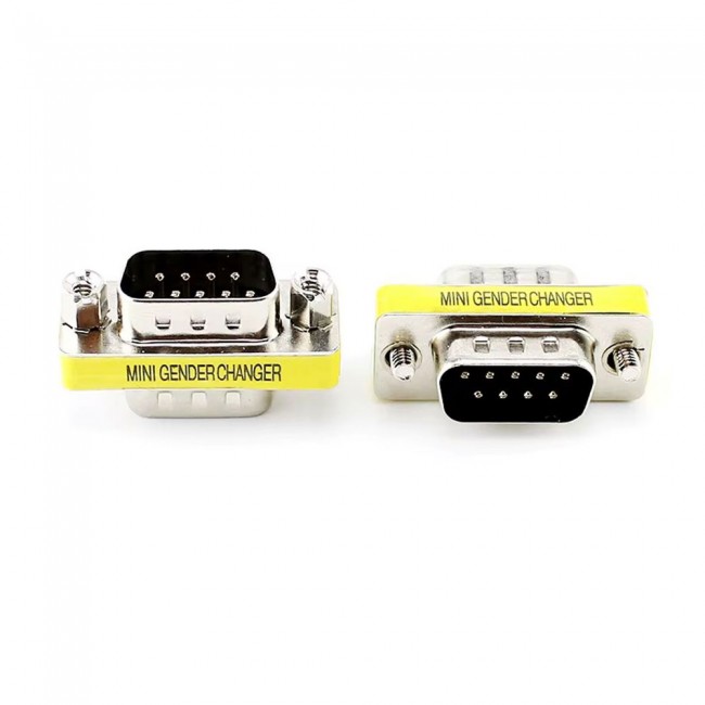 RS232 Erkek-Erkek changer çevirici DB9 9 pin E/E çevirici RS232 Erkek-Erkek changer çevirici DB9 9 pin E/E çevirici