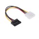 Molex 4 Pin IDE erkek to SATA 15 Pin dişi power çevirici kablo Molex 4 Pin IDE erkek to SATA 15 Pin dişi power çevirici kablo