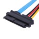 SATA 7 pin SFF 8482 SAS 29 pin çevirici kablo 4 pin molex güç 70cm SATA 7 pin SFF 8482 SAS 29 pin çevirici kablo 4 pin molex güç 70cm