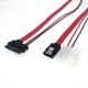 Sata data 7 pin molex power slimline 7+6 13 pin kablo Sata data 7 pin molex power slimline 7+6 13 pin kablo
