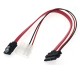 Sata data 7 pin molex power slimline 7+6 13 pin kablo Sata data 7 pin molex power slimline 7+6 13 pin kablo