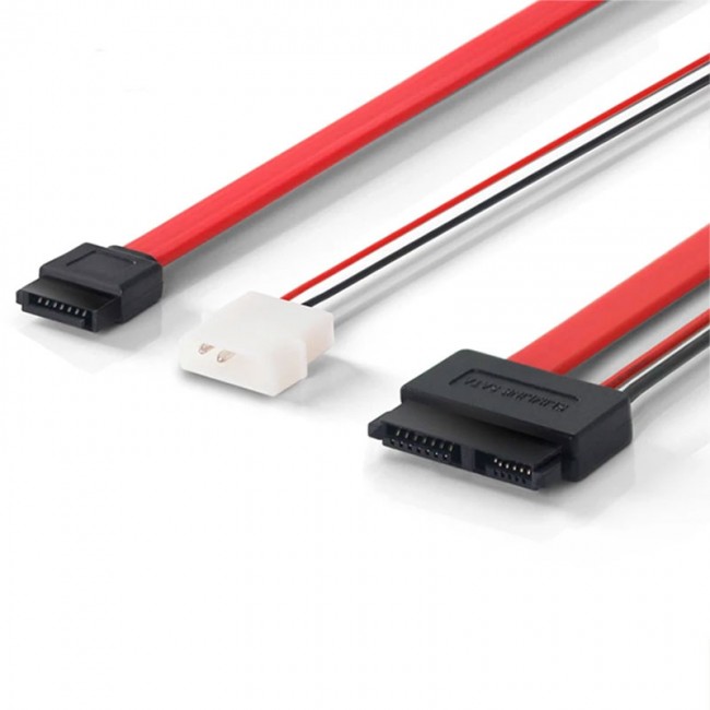 Sata data 7 pin molex power slimline 7+6 13 pin kablo Sata data 7 pin molex power slimline 7+6 13 pin kablo