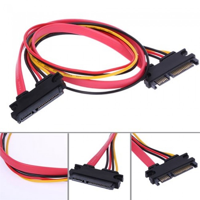 Sata data power uzatma kablosu 1m