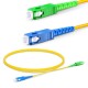 fiber patch cord kablo SC UPC to SC APC simplex fiber cord kablo 10m