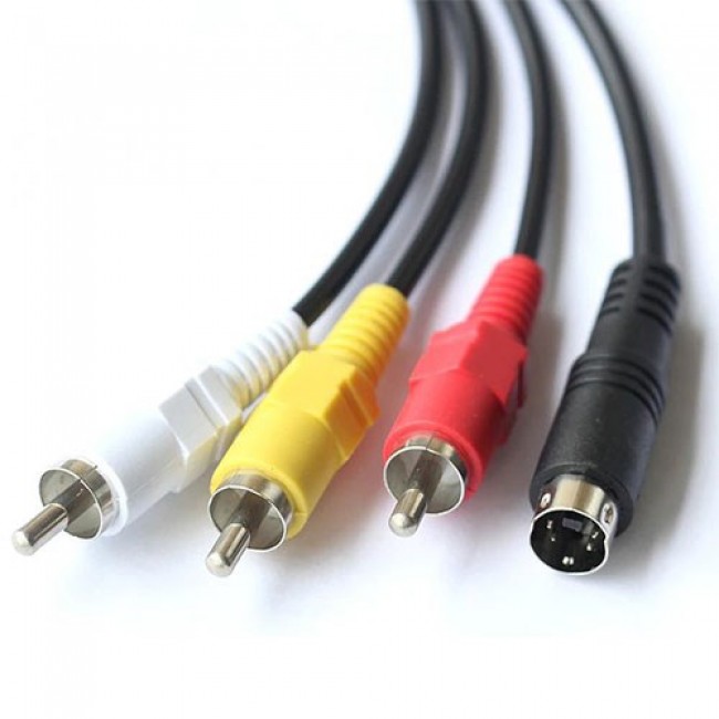 Sony Kamera AV-RCA ses ve görüntü aktarım Kablosu 10 pin DV Sony Kamera AV-RCA ses ve görüntü aktarım Kablosu 10 pin DV