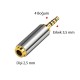 stereo 4 boğum 3.5mm Erkek to 2.5mm dişi çevirici metal jak stereo 4 boğum 3.5mm Erkek to 2.5mm dişi çevirici metal jak