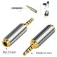 stereo 4 boğum 3.5mm Erkek to 2.5mm dişi çevirici metal jak stereo 4 boğum 3.5mm Erkek to 2.5mm dişi çevirici metal jak