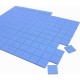 Termal Ped soğutucu termal silikon ped 0,5mm 1x1 cm 100 adet Termal Ped soğutucu termal silikon ped 0,5mm 1x1 cm 100 adet