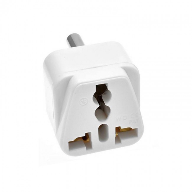 Hindistan Evrensel IL fiş adaptörü avrupa 3 Pin seyahat adaptörü