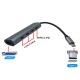Type c to 1 port usb 3.0 + 3 port type c +PD type c çoklayıcı hub
