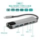 Type C to 2*PD type c usb +4k HDMI +Type c +rj 45 ethernet 6 in 1 Type C to 2*PD type c usb +4k HDMI +Type c +rj 45 ethernet 6 in 1