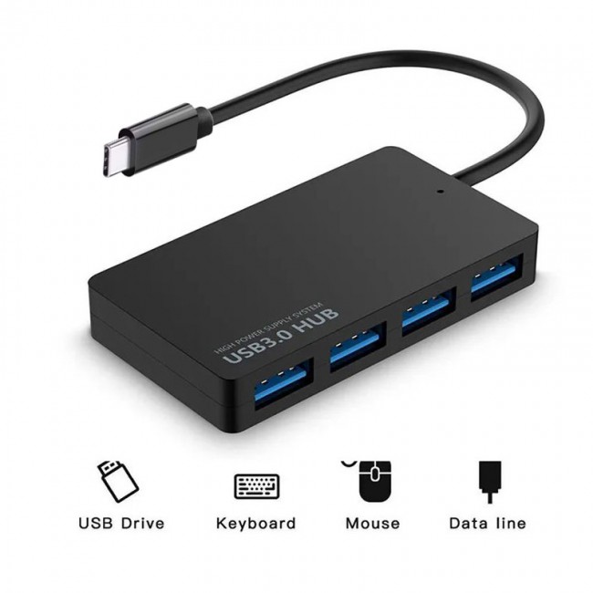Type c USB 3.0 4 Port Usb 3.0 çoğaltıcı Hub Yüksek Hızlı Veri Aktarım Type c USB 3.0 4 Port Usb 3.0 çoğaltıcı Hub Yüksek Hızlı Veri Aktarım