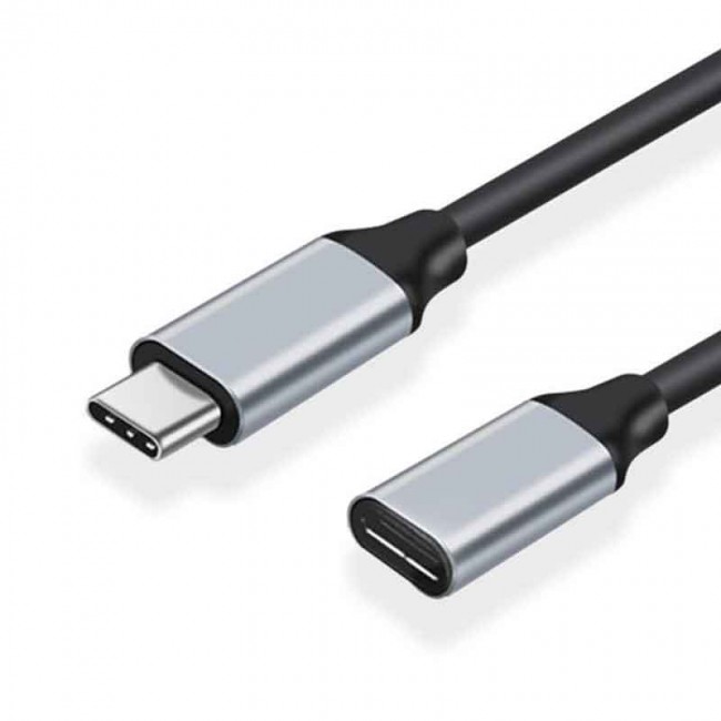 type c usb 3.1 dişi - erkek data uzatma kablosu 50cm
