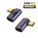 Type C USB 4.0 90 derece L tipi 40Gbps hızlı veri transferi Type C USB 4.0 90 derece L tipi 40Gbps hızlı veri transferi