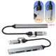 Type C - usb A to 5in1 usb hub+kart okuyucu usb 3.0-2.0 tf/sd Type C - usb A to 5in1 usb hub+kart okuyucu usb 3.0-2.0 tf/sd