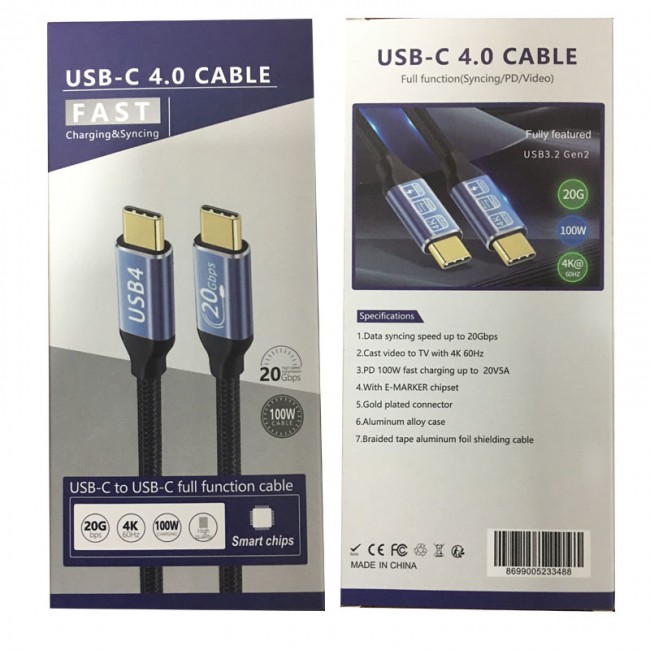 Type c Usb-C 4.0 fast şarj veri data aktarımı 20 Gbps 4k 60Hz 100w Type c Usb-C 4.0 fast şarj veri data aktarımı 20 Gbps 4k 60Hz 100w