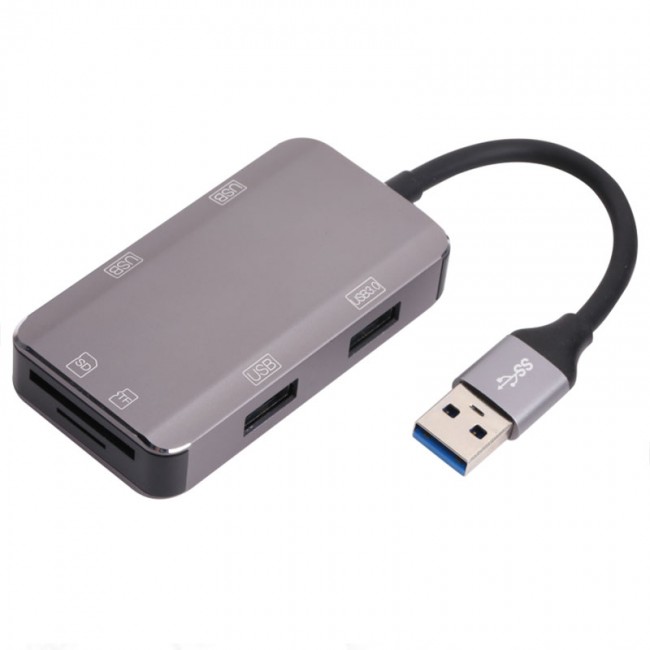 Usb3.0 4port usb çoklayıcı hub+sd-mikro sd kart okuyucu 6in1 Usb3.0 4port usb çoklayıcı hub+sd-mikro sd kart okuyucu 6in1