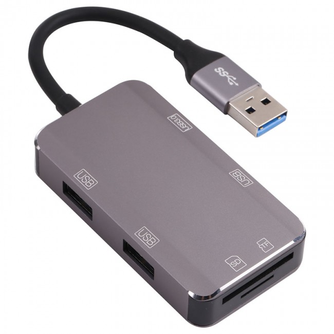 Usb3.0 4port usb çoklayıcı hub+sd-mikro sd kart okuyucu 6in1 Usb3.0 4port usb çoklayıcı hub+sd-mikro sd kart okuyucu 6in1