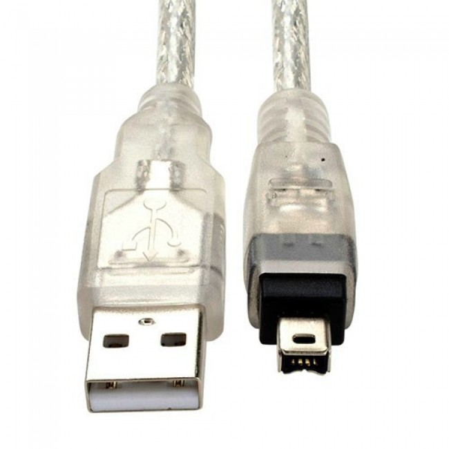 USB 2.0 to 4 pin IEEE 1394 firewire D6 Digital Camera kablosu USB 2.0 to 4 pin IEEE 1394 firewire D6 Digital Camera kablosu