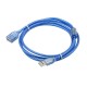 Usb 2.0 uzatma kablosu mavi şeffaf usb 2.0 dişi erkek uzatma kablosu 3m Usb 2.0 uzatma kablosu mavi şeffaf usb 2.0 dişi erkek uzatma kablosu 3m