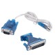 USB 2.0 to RS232 DB9 Kablo + 25 pin erkek 9 pin dişi LPT adaptör USB 2.0 to RS232 DB9 Kablo + 25 pin erkek 9 pin dişi LPT adaptör