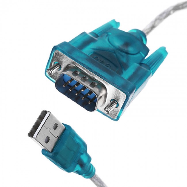 USB 2.0 to RS232 Seri com Port 9 Pin DB9 çevirici kablo