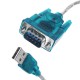USB 2.0 to RS232 Seri com Port 9 Pin DB9 çevirici kablo