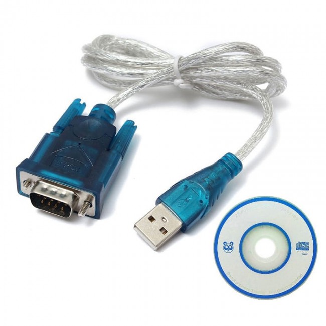 USB 2.0 to RS232 Seri com Port 9 Pin DB9 çevirici kablo