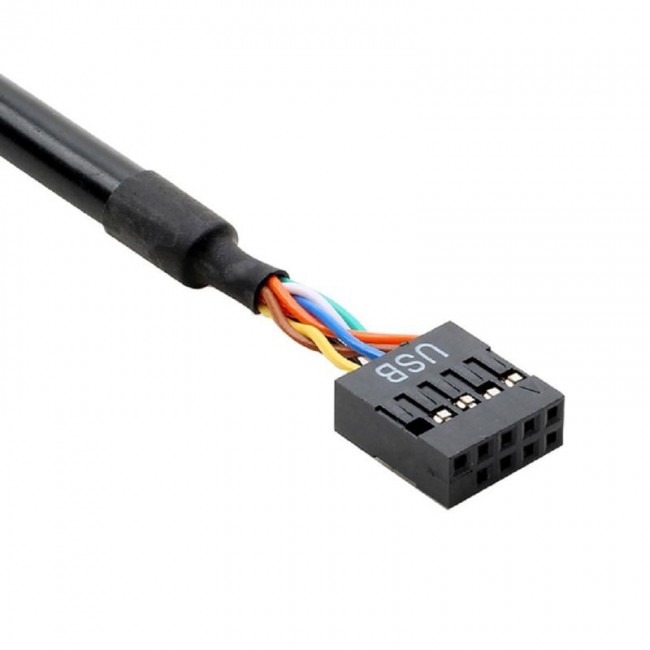 USB 3.0 20 pin erkek to 9 pin usb 2.0 dişi çevirici kablo