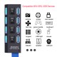USB 3.0 4 port Hub 5Gbps çoklu USB 3.0 Splitter adaptör güç girişli USB 3.0 4 port Hub 5Gbps çoklu USB 3.0 Splitter adaptör güç girişli