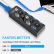 USB 3.0 4 port Hub 5Gbps çoklu USB 3.0 Splitter adaptör güç girişli USB 3.0 4 port Hub 5Gbps çoklu USB 3.0 Splitter adaptör güç girişli