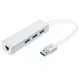 Usb 3.0 4 port usb hub çoklayıcı + rj45 gigabit ethernet lan portu KP-C101 Usb 3.0 4 port usb hub çoklayıcı + rj45 gigabit ethernet lan portu KP-C101