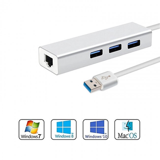 Usb 3.0 4 port usb hub çoklayıcı + rj45 gigabit ethernet lan portu KP-C101 Usb 3.0 4 port usb hub çoklayıcı + rj45 gigabit ethernet lan portu KP-C101