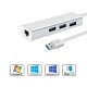 Usb 3.0 4 port usb hub çoklayıcı + rj45 gigabit ethernet lan portu KP-C101 Usb 3.0 4 port usb hub çoklayıcı + rj45 gigabit ethernet lan portu KP-C101