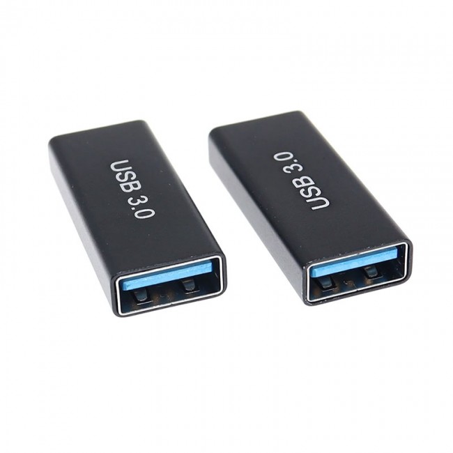 Usb 3.0 dişi dişi çevirici USB3.0 alümiyum ara birleştirici Usb 3.0 dişi dişi çevirici USB3.0 alümiyum ara birleştirici