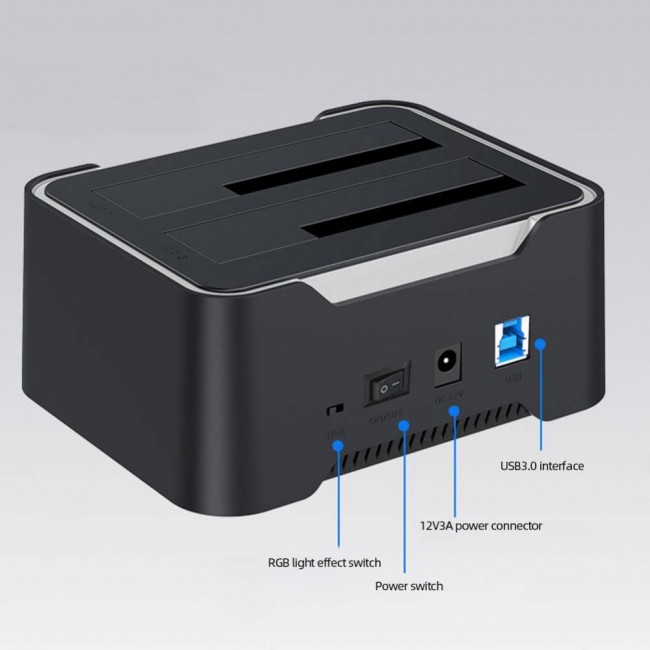 USB 3.0 HDD docking station sata harddisk kolonloma istasyonu