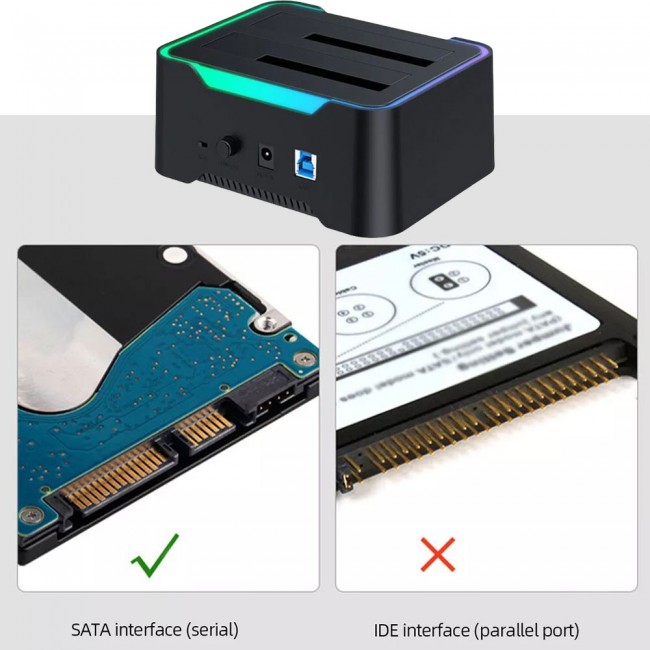 USB 3.0 HDD docking station sata harddisk kolonloma istasyonu