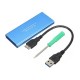 USB 3.0 to m.2 ngff ssd kutusu taşınabilir ssd kutu mavi