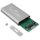 USB 3.0 to msata ngff 1,8" ssd harici harddisk kutusu gümüş