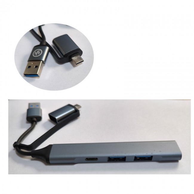 USB 3.0 Type c Otg + usb 3.0 hub otg connect kit YK DESING YK-J577 USB 3.0 Type c Otg + usb 3.0 hub otg connect kit YK DESING YK-J577