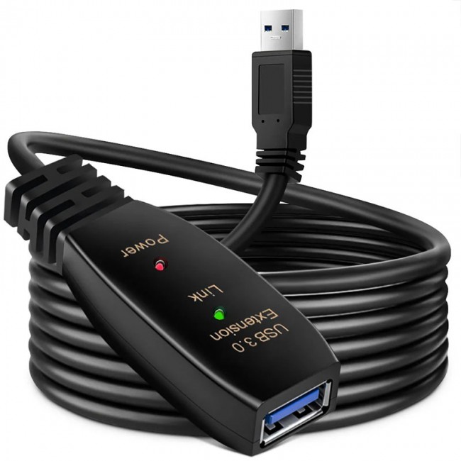 Usb 3.0 extension güçlendirilmiş uzatma kablosu 25m Usb 3.0 extension güçlendirilmiş uzatma kablosu 25m