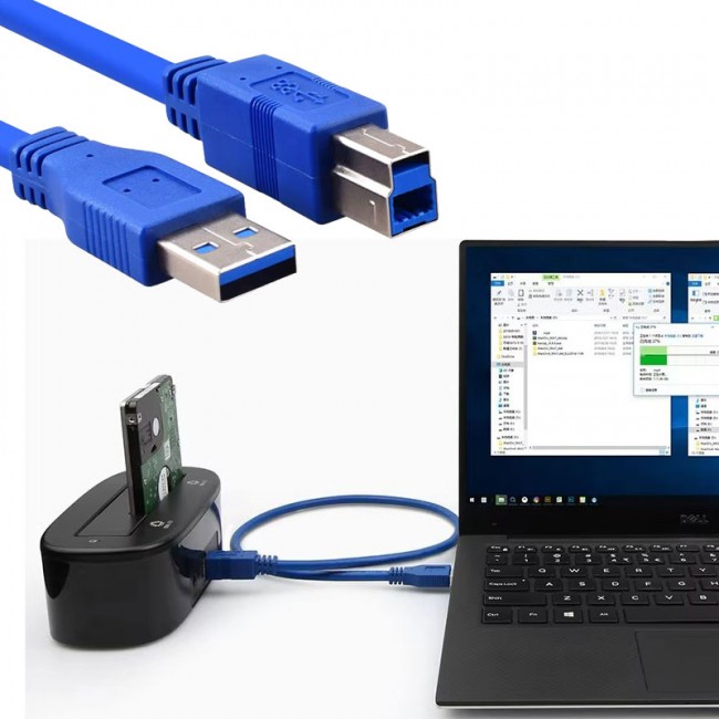 Usb 3.0 Yazıcı kablosu hdd dock için usb Kablosu 1m Usb 3.0 Yazıcı kablosu hdd dock için usb Kablosu 1m