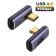 USB 4.0 type C 90 derece adaptör 40Gbps hızlı veri transferi USB 4.0 type C 90 derece adaptör 40Gbps hızlı veri transferi